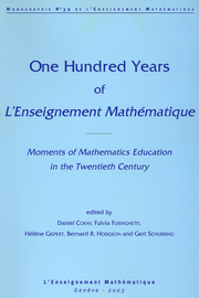 One Hundred Years of L’Enseignement Mathématique :